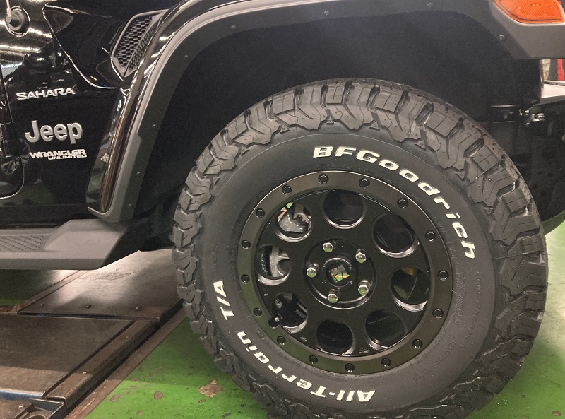 JL WRANGLERにGoodrichの285/70R17アルミセット取付 | オートバックス ・大和店